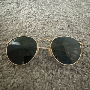 Ray-Ban Gold Aviator Sunglasses